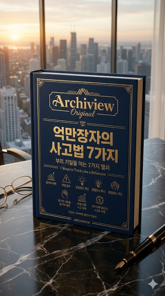 억만장자의 사고법 7가지 표지